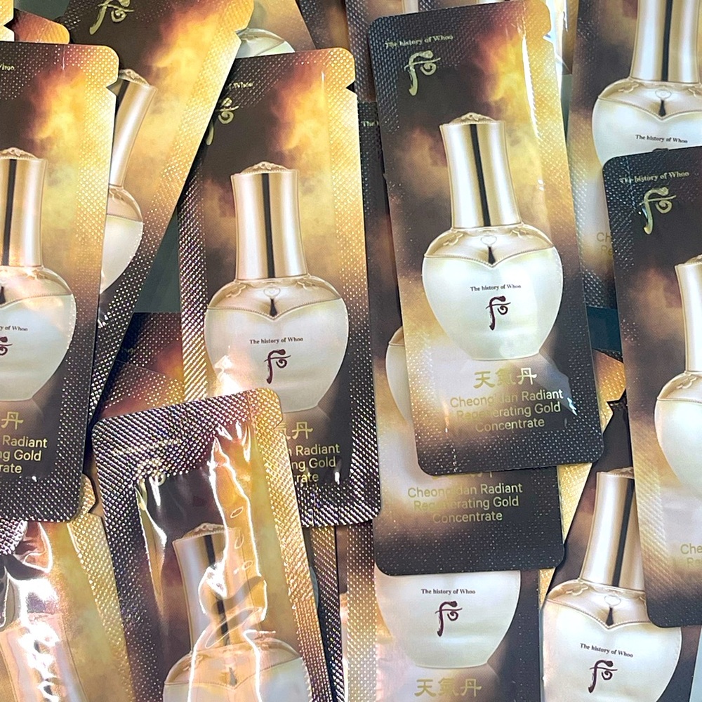 The History Of Whoo Cheongidan Radiant Regenerating Cream 1ml x 60 pieces.